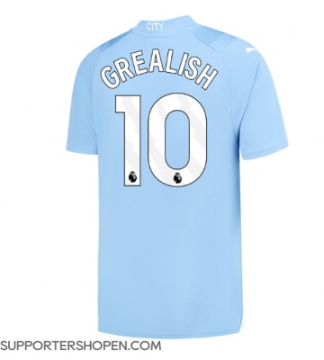 Manchester City Jack Grealish #10 Hemma Matchtröja 2023-24 Kortärmad